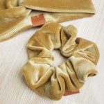 gumka scrunchie złoty miód