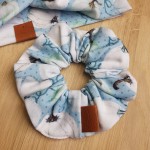 Gumka scrunchie do włosów magiczne dynie