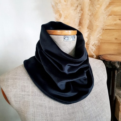 komin na szyję czarny