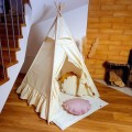 namiot tipi dla dzieci, namiot boho z falbanami