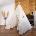 namiot tipi boho z falbanami