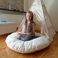 duża poducha do siedzenia