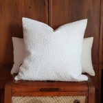 Poduszka dekoracyjna boucle do pokoju w stylu boho
