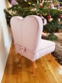 Krzesełko pudrowy róż
