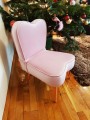 Krzesełko pudrowy róż