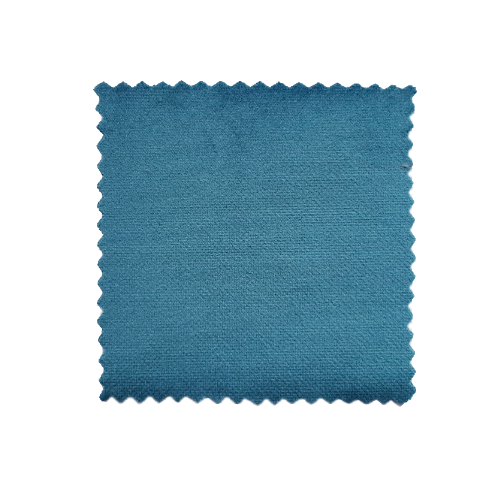 próbka welur turkusowy nie wchłania wody oraz posiada zwiększoną odporność na zadrapania od zwierzęcych pazurków - przetestuj przed zakupem mebli i dodatków dla dzieci