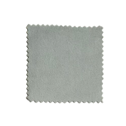 próbka welur jasny szary popiel nie wchłania wody oraz posiada zwiększoną odporność na zadrapania od zwierzęcych pazurków - przetestuj przed zakupem mebli i dodatków dla dzieci