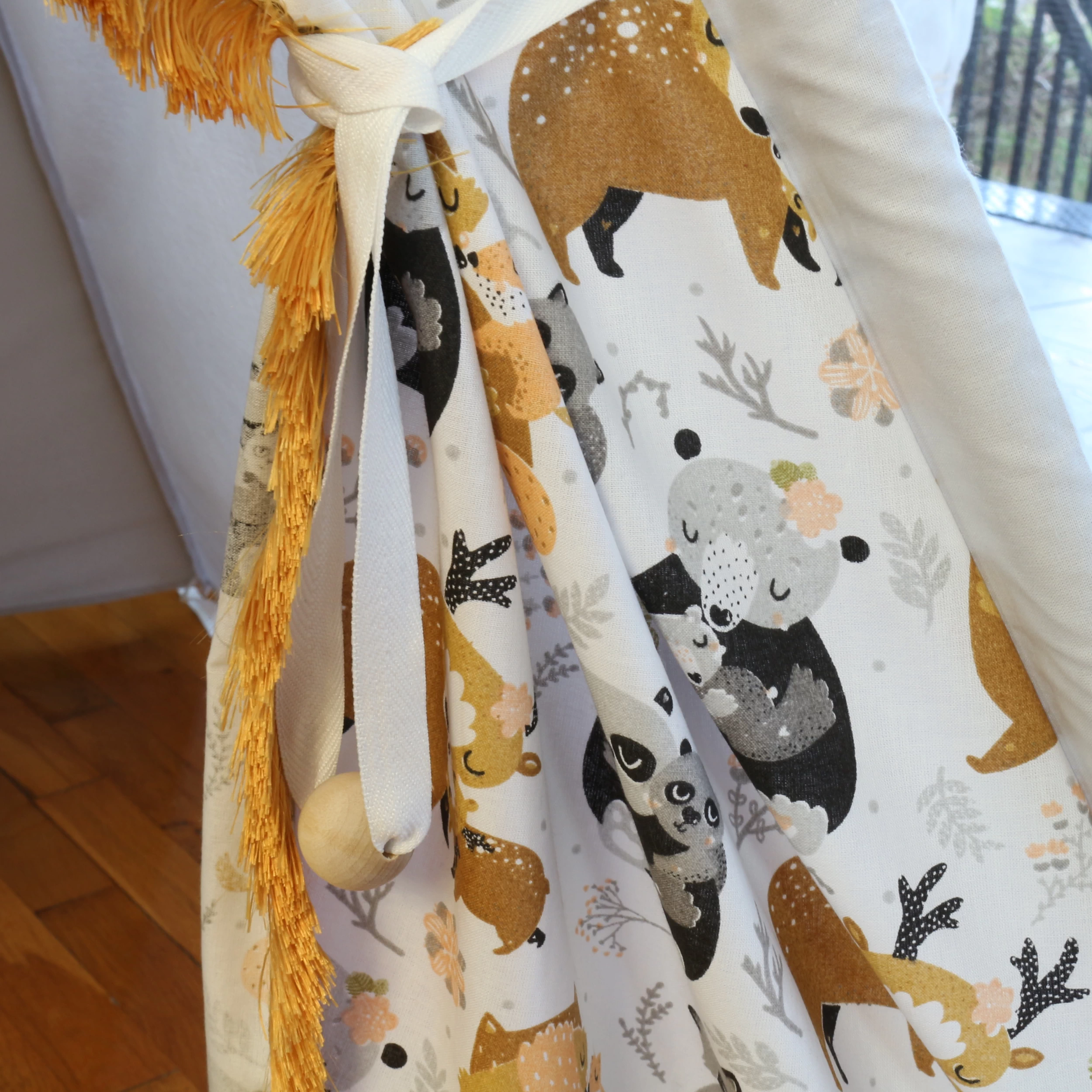 proste otwieranie namiotu dla dzieci kulka i pętelka