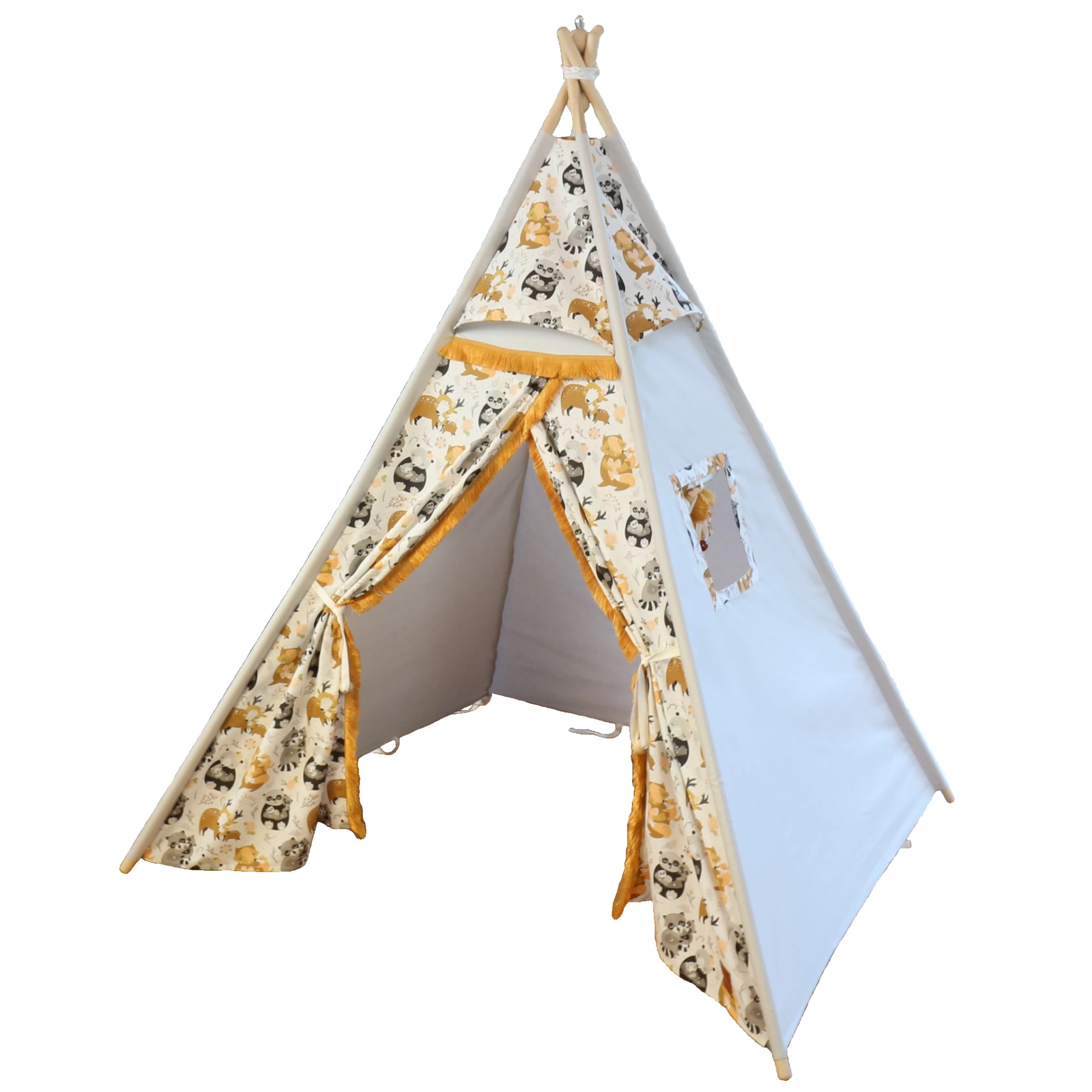 namiot tipi dla dzieci zwierzątka leśne